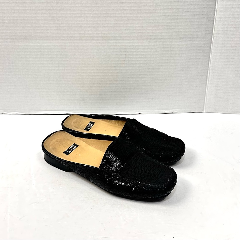 Stuart Weitzman Bedrock Mules Sz 7.5